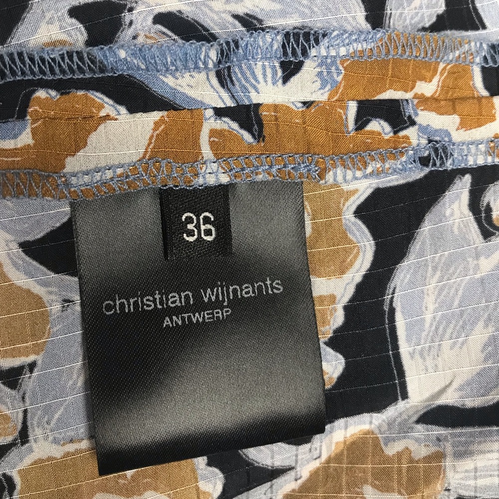 Christian Wijnants 100% Silk Dipha Foliage Dress 6 - Picture 16 of 17